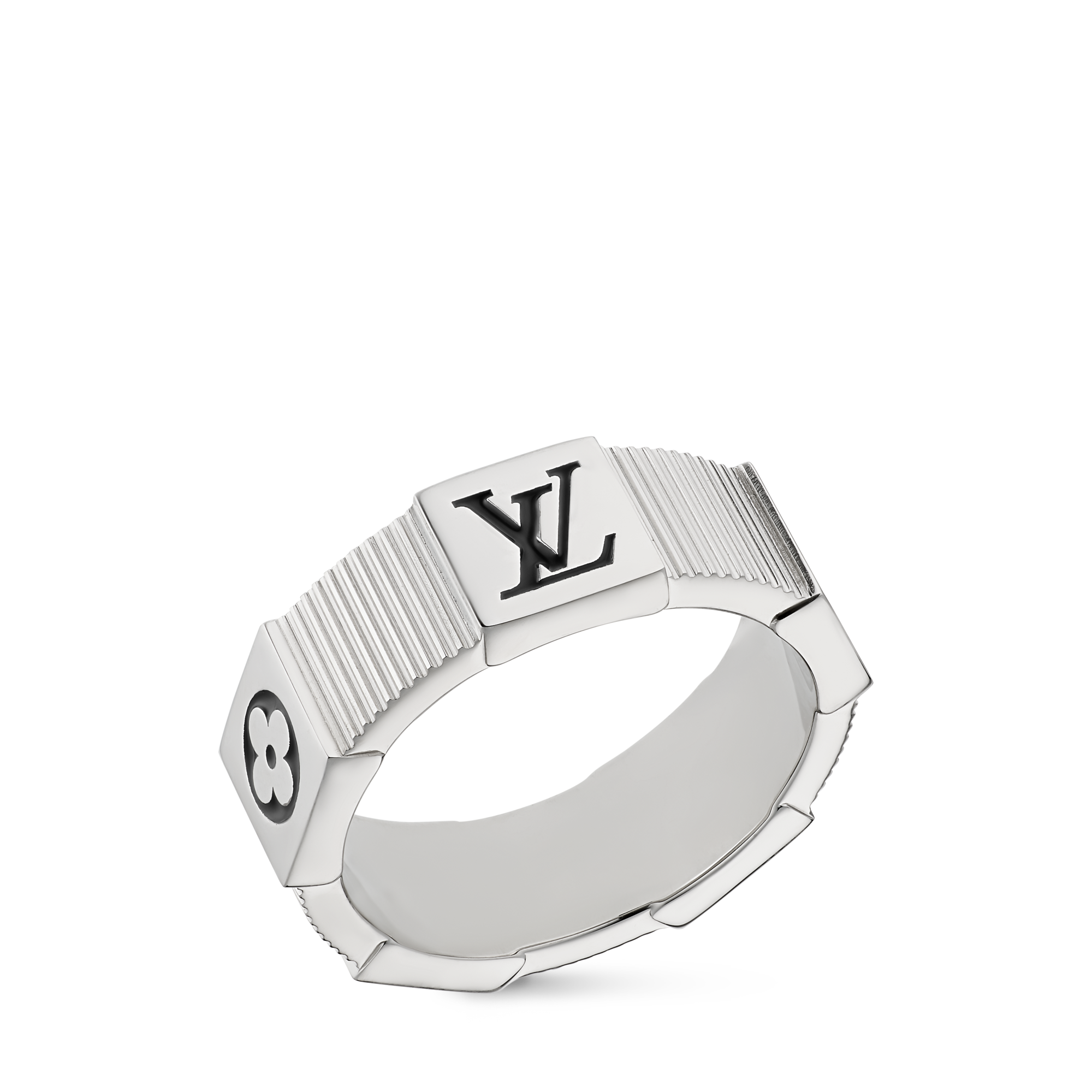 Damier Staples Lozine Ring S00 - Men - Fashion Jewelry | LOUIS